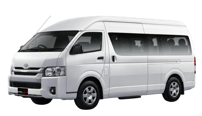 Sewa Toyota Hiace Commuter dengan supir di Medan - Gorga Rental
